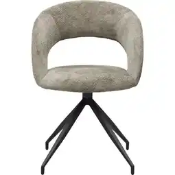 Trendhopper Eetkamerstoel Yuna Movie Taupe aanbieding