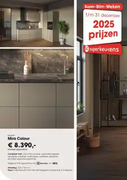 Superkeukens keuken Mira Colour aanbieding