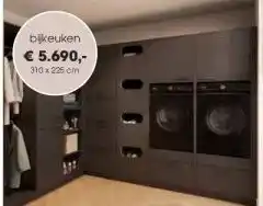 Superkeukens bikeuken aanbieding