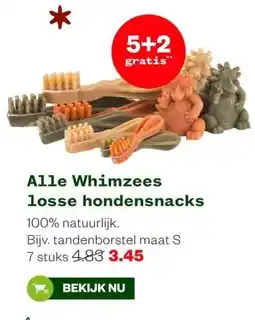 Welkoop Alle Whimzees losse hondensnacks aanbieding