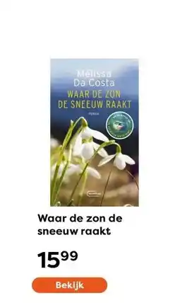 The Read Shop Waar de zon de sneeuw raakt aanbieding