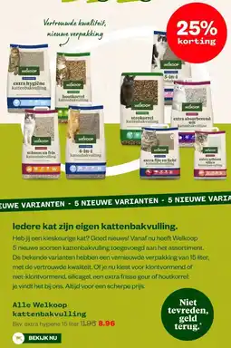 Welkoop Alle Welkoop kattenbakvulling aanbieding