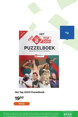The Read Shop Het Top 2000 Puzzelboek aanbieding