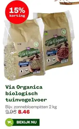Welkoop Via Organica biologisch tuinvogelvoer aanbieding