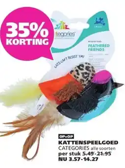 Ranzijn KATTENSPEELGOED CATEGORIES aanbieding