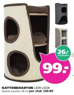 Ranzijn KATTENKRABTON LEER LOOK aanbieding