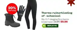 Welkoop Thermo ruiterkleding of -schoeisel aanbieding