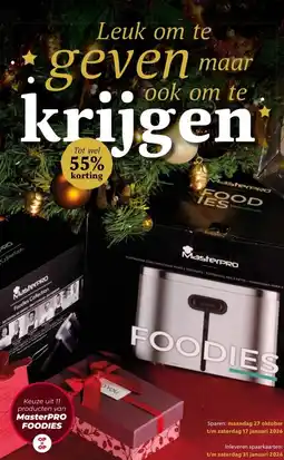 MCD Supermarkt Keuze uit 11 producten van MasterPRO FOODIES aanbieding