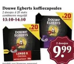 MCD Supermarkt Douwe Egberts koffiecapsules aanbieding