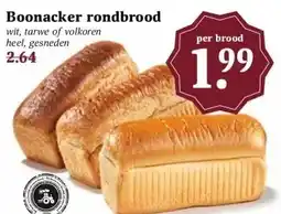 MCD Supermarkt Boonacker rondbrood aanbieding