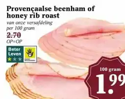 MCD Supermarkt Provençaalse beenham of honey rib roast aanbieding