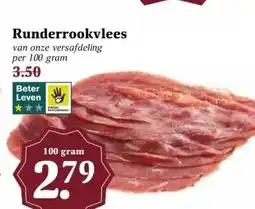 MCD Supermarkt Runderrookvlees aanbieding