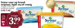 MCD Supermarkt Sense voor op brood original, light en/of romig aanbieding