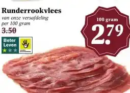 MCD Supermarkt Runderrookvlees aanbieding