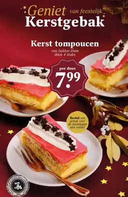 MCD Supermarkt Kerst tompoucen aanbieding