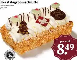 MCD Supermarkt Kerstslagroomschnitte aanbieding