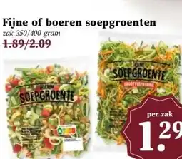 MCD Supermarkt Fijne of boeren soepgroenten aanbieding
