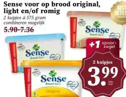 MCD Supermarkt Sense voor op brood original, light en/of romig aanbieding