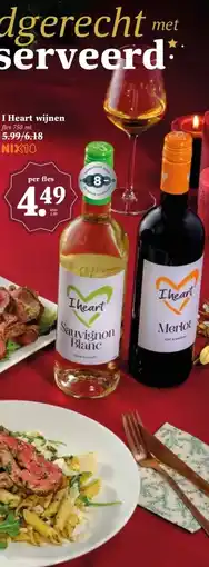 MCD Supermarkt I Heart wijnen aanbieding