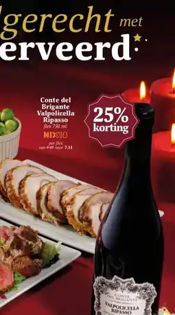 MCD Supermarkt Conte del Brigante Valpolicella Ripasso aanbieding