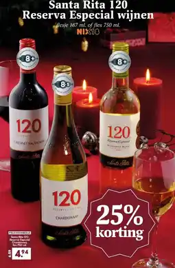 MCD Supermarkt Santa Rita 120 Reserva Especial wijnen aanbieding