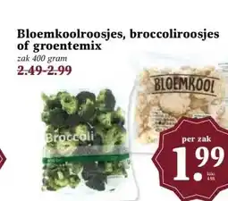 MCD Supermarkt Bloemkoolroosjes, broccoliroosjes of groentemix aanbieding