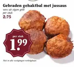 MCD Supermarkt Gebraden gehaktbal met jussaus aanbieding