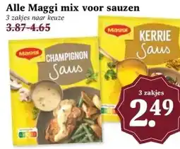 MCD Supermarkt Alle Maggi mix voor sauzen aanbieding
