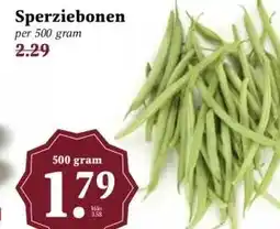 MCD Supermarkt Sperziebonen aanbieding