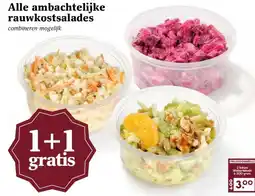 MCD Supermarkt Alle ambachtelijke rauwkostsalades aanbieding