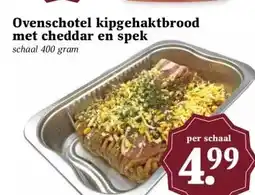 MCD Supermarkt Ovenschotel kipgehaktbrood met cheddar en spek aanbieding