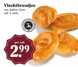 MCD Supermarkt Vlechtbroodjes aanbieding