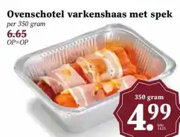 MCD Supermarkt Ovenschotel varkenshaas met spek aanbieding