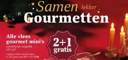 MCD Supermarkt Alle vlees gourmet mini's aanbieding