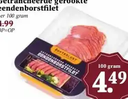 MCD Supermarkt Getrancheerde gerookte eendenborstfilet aanbieding