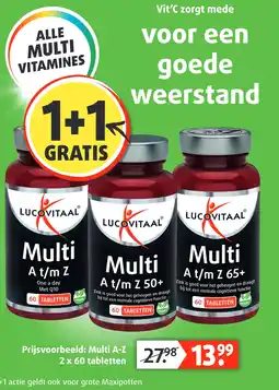Lucovitaal ALLE MULTI VITAMINES aanbieding