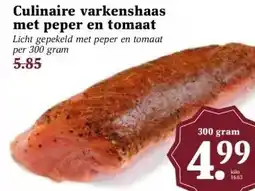 MCD Supermarkt Culinaire varkenshaas met peper en tomaat aanbieding