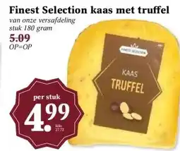MCD Supermarkt Finest Selection kaas met truffel aanbieding