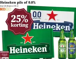 MCD Supermarkt Heineken pils of 0.0% aanbieding