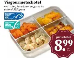 MCD Supermarkt Visgourmetschotel aanbieding