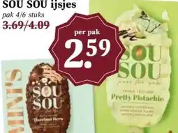 MCD Supermarkt SOU SOU ijsjes aanbieding