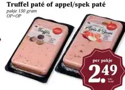 MCD Supermarkt Truffel paté of appel/spek paté aanbieding