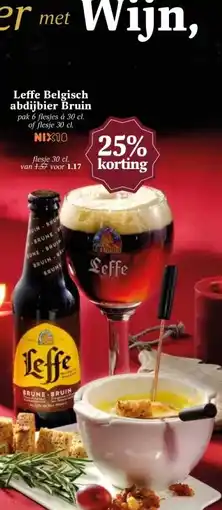 MCD Supermarkt Leffe Belgisch abdijbier Bruin aanbieding