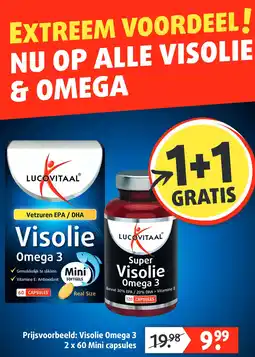 Lucovitaal Visolie Omega 3 aanbieding