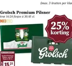 MCD Supermarkt Grolsch Premium Pilsner aanbieding