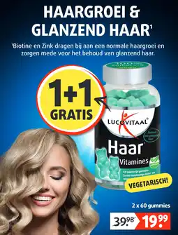 Lucovitaal HAARGROEI & GLANZEND HAAR¹ aanbieding