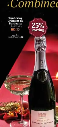 MCD Supermarkt Timberlay Crémant de Bordeaux aanbieding