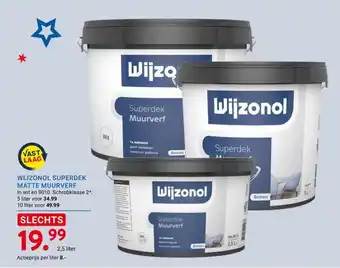 WIJZONOL SUPERDEK MATTE MUURVERF