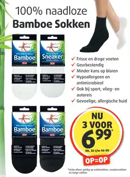 Lucovitaal 100% naadloze Bamboe Sokken aanbieding