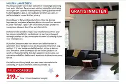 Kluswijs HOUTEN JALOEZIEËN aanbieding